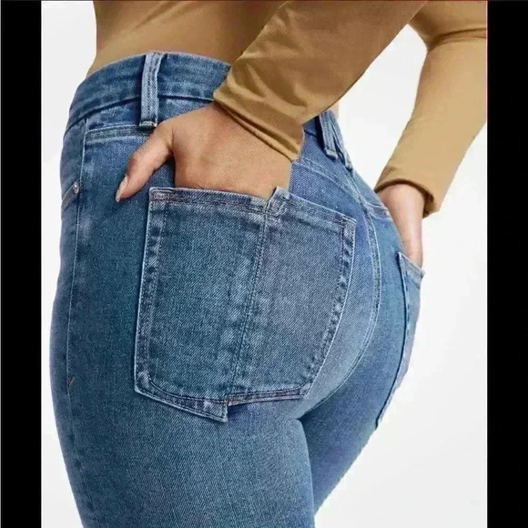 NWT GOOD AMERICAN GOOD LEGS SKINNY JEANS IN INDIGO234 Sz 8/29 - Picture 3 of 8